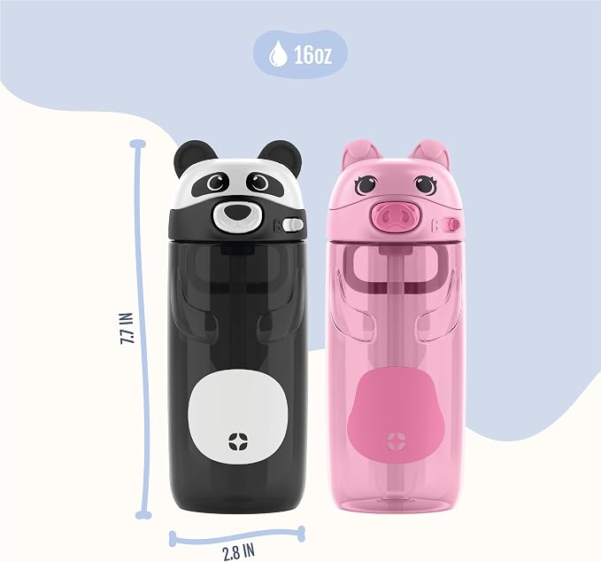 Ello Ellies 16oz Plastic Kids Water Bottle - Image 3