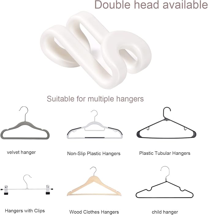 Mlici Cascading Hanger Connector, Space Saving Hangers Hooks Closet Organizer - Image 8