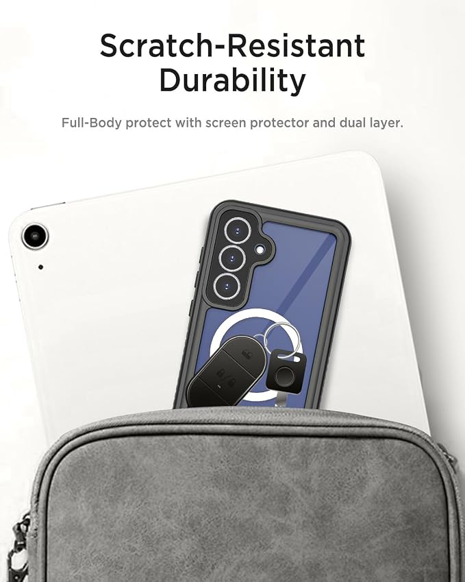 Miimall for Samsung Galaxy S25FE Phone Case Waterproof, 12FT Military Drop Proof - Image 6