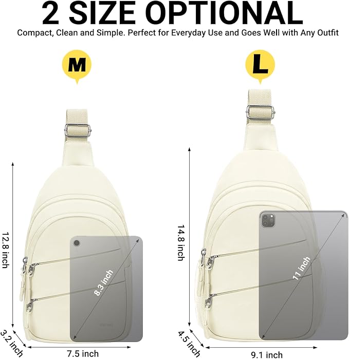 Tuwubi Crossbody Bags for Women, Sling Bag for Men, Small Hiking Backpack Anti - Image 7