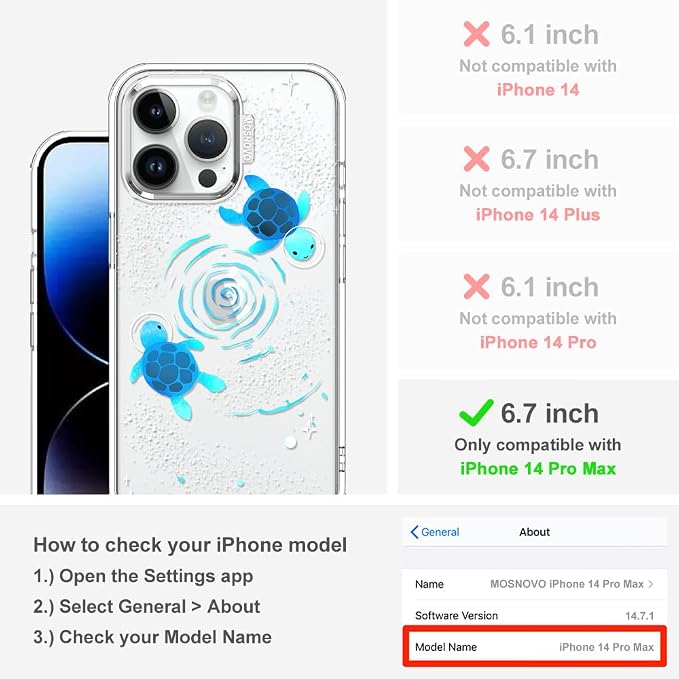 MOSNOVO Case for iPhone 14 Pro Max - Image 2