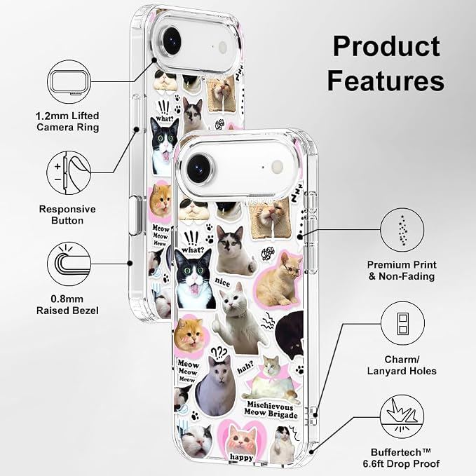 MOSNOVO for iPhone Air Case | Military Grade 6.6ft Drop Tested | Camera Control - Image 7