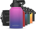 WATERSY Half Gallon Water Bottle Insulated, BPA Free&Leak Proof, 64oz Stainless by Watersy