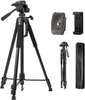 Tripod Stand for Camera & Cell Phone, 68” Professional Stand by Vunvooker