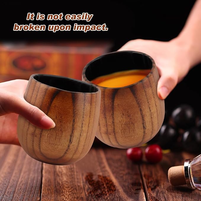 Charred Wooden Bourbon Drinking Glass, Birthday Gifts - Image 6