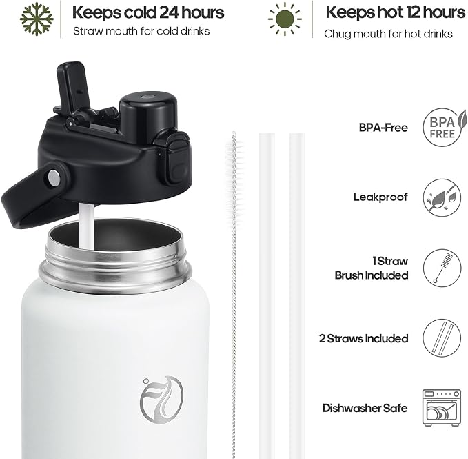 64oz Half Gallon Insulated Water Bottle - Image 5