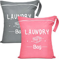 2 Pcs Large Travel Laundry Bag by Sylfairy