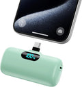 Mini Portable Charger USB C Power Bank, Upgraded 5000mAh PD Fast Charging by HETP
