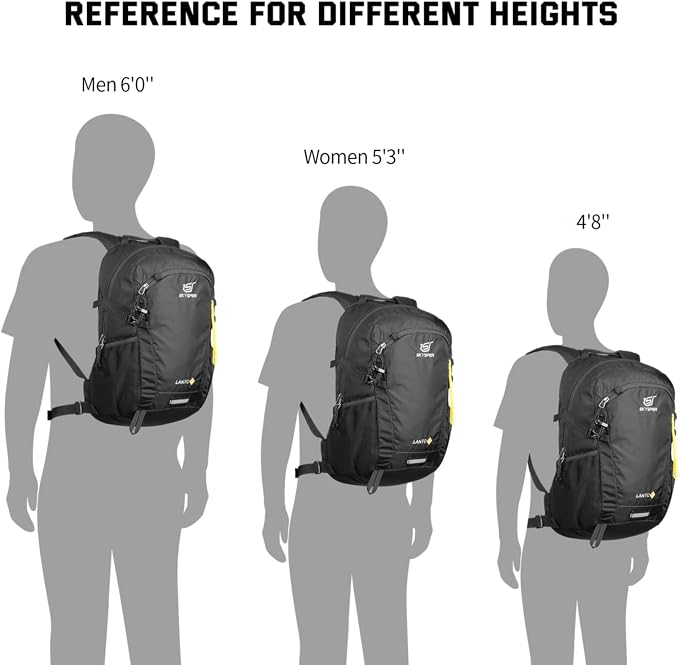 SKYSPER Small Hiking Backpack, 20L Lightweight Travel Backpacks Hiking Daypack - Image 5