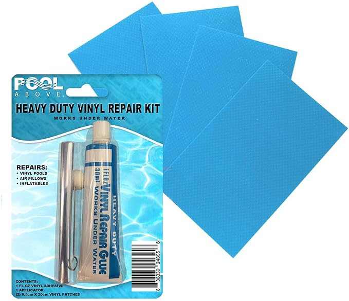 Heavy Duty Vinyl Repair Patch Kit | Vinyl Cement Adhesive Glue and Colored - Image 7