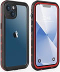 for iPhone 13 Case Waterproof Shockproof Dustproof Full-Body Sturdy by Dewfoam