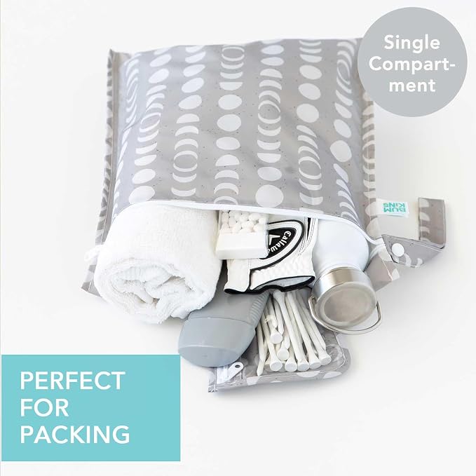 Bumkins Waterproof Wet Bag for Baby, Swim Suit, Cloth Diapers, Pump Parts - Image 2