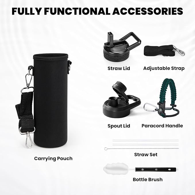 RAYMYLO Insulated Water Bottle 20 oz, Triple Wall Vacuum Stainless Steel - Image 6