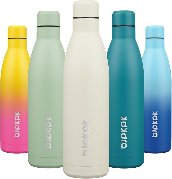 BJPKPK 25oz Insulated Water Bottle Double Wall Vacuum Insulated Stainless Steel by BJPKPK