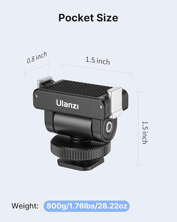 ULANZI CA22 Magnetic Cold Shoe Adapter Mount - Image 6
