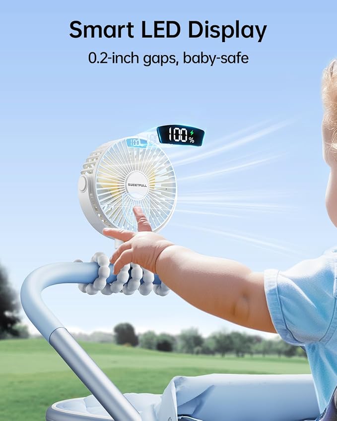 SWEETFULL Portable Stroller Fan - Image 2