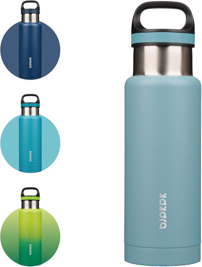 BJPKPK Insulated Water Bottle 18OZ Stainless Steel Water Bottle by BJPKPK