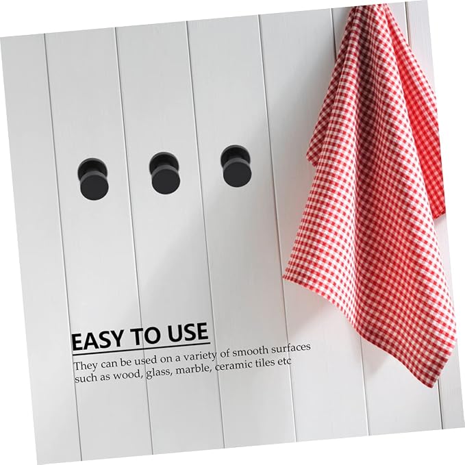 Bathroom Wall Towel Hooks 4-Pack Heavy Duty Metal Coat Hooks - Image 2