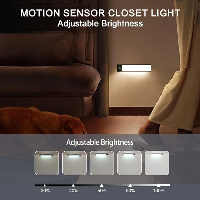Under Cabinet Lighting, 2400mAh Motion Sensor Light Indoor, 160lm - Image 8