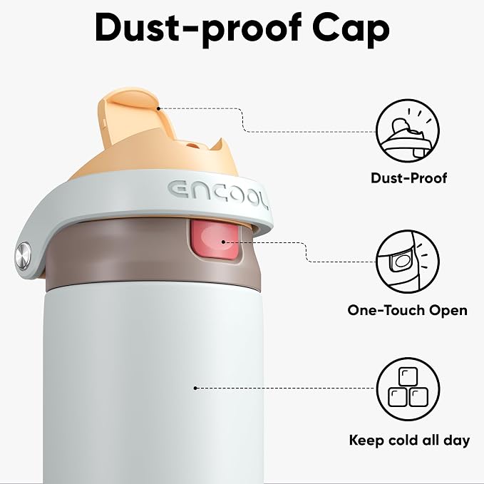 ENCOOL Leakproof Insulated Water Bottle - Image 2