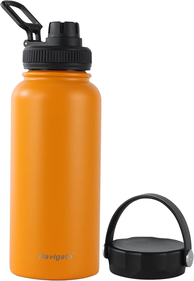 Navigate 32 oz Insulated Stainless Steel Sports Water Bottle by Navigate