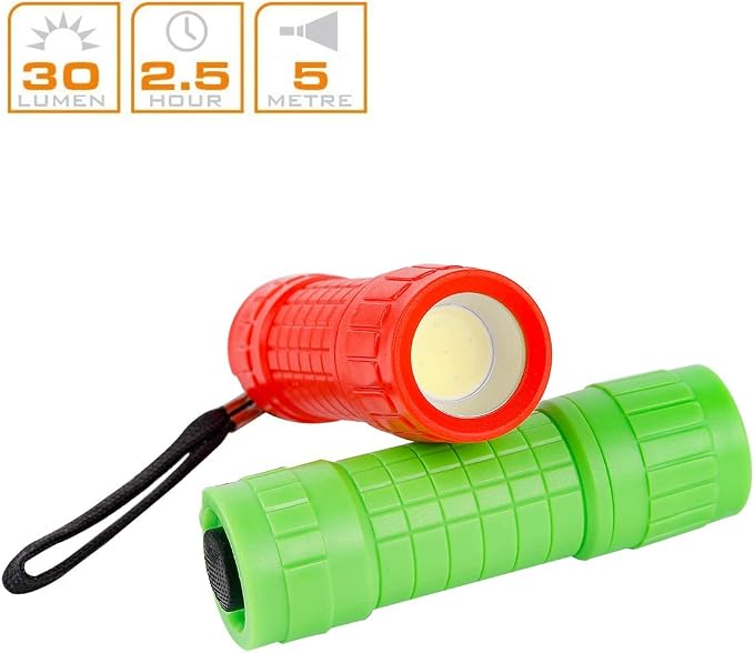 Whaply Small Mini Flashlights Pack of 6, New Type Cob Light, - Image 3