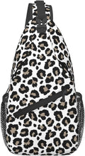 Leopard Print Crossbody Sling Bags by Unknown