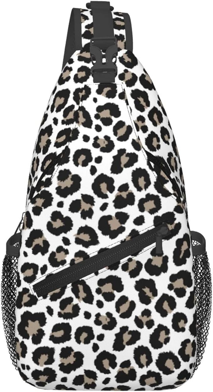 Leopard Print Crossbody Sling Bags by Unknown