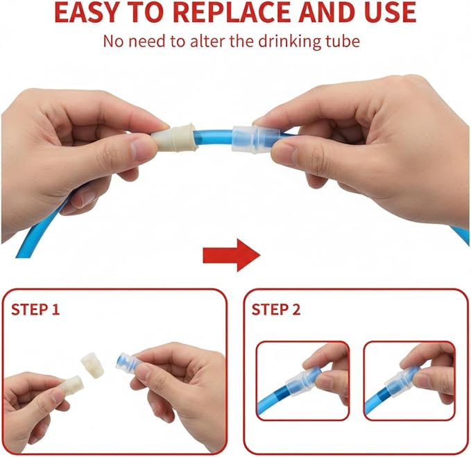 6PCS Silicone Bite Valve Replacement Nozzles, Bite Valve Replacement Sheath - Image 3
