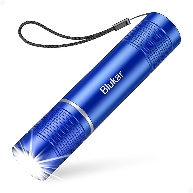Blukar Flashlight Rechargeable, High Lumens Flashlight, Super Bright Small LED by Blukar