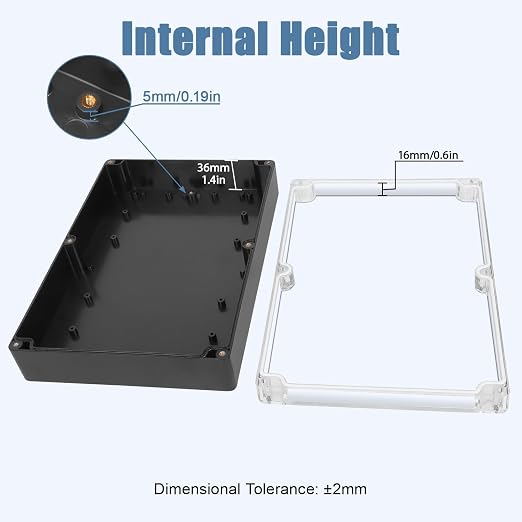 LeMotech Electrical Box Clear Cover Project Box IP65 Waterproof Junction Box - Image 3