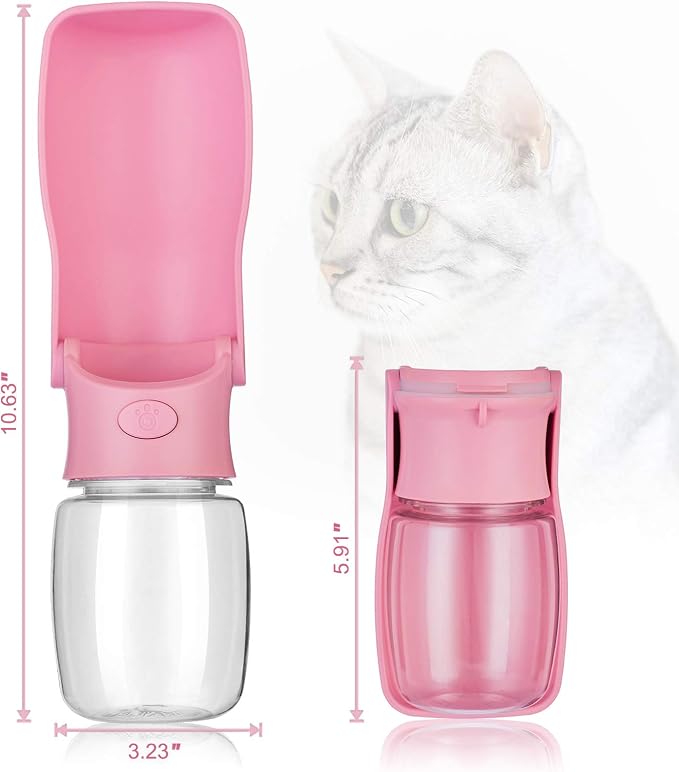 Portable Dog Water Bottle, Foldable Dog Water Bottle Leak Proof Dispenser - Image 3