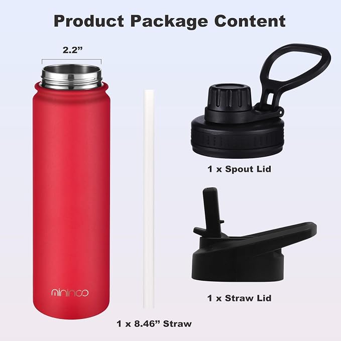 mininoo 24 oz Insulated Water Bottle - Image 5