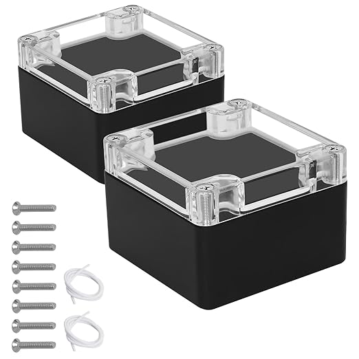 LeMotech Junction Box with Clear Cover IP65 Waterproof Project Box Dustproof by LeMotech