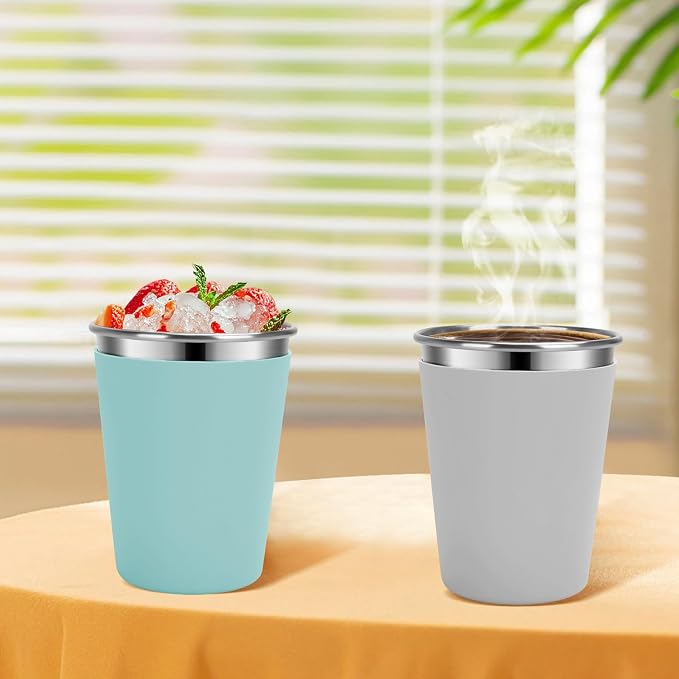 Kids Cups with Straws and Lids Leak Proof, 12oz Stainless Steel Cups - Image 5