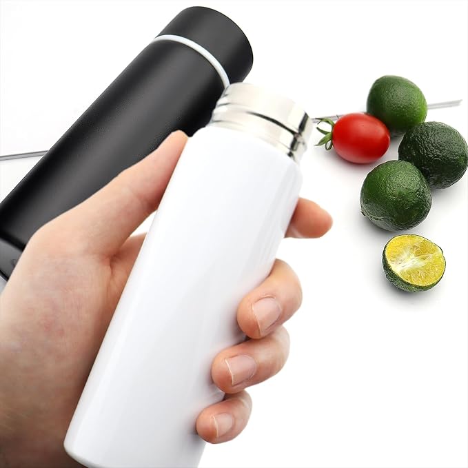 Cute Small Water Bottle, 4.4 Fl. Oz, Mini Slim Flask - Image 3