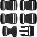 4 Pack 1.5 Inch Buckle Quick Side Release, Heavy Duty Plastic Side Release by Unknown