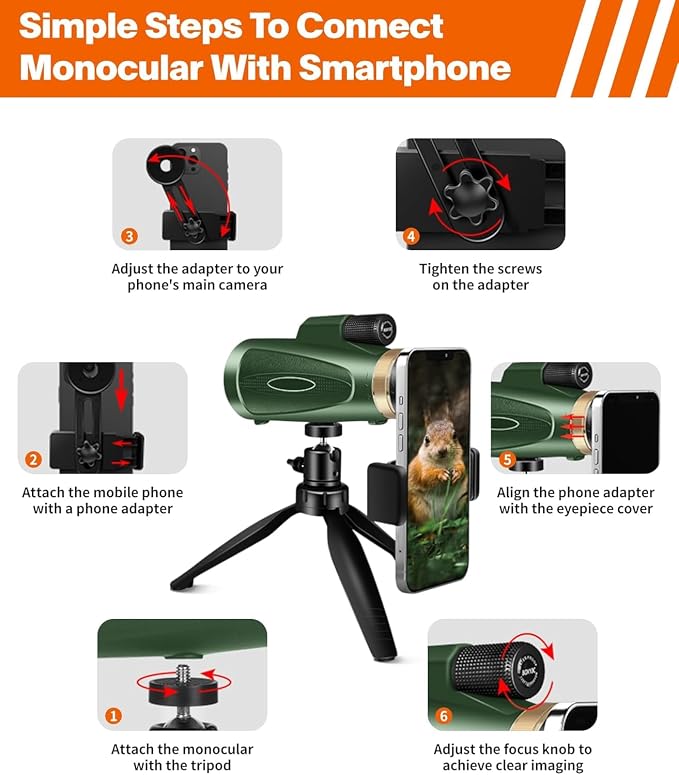 Monocular Telescope 80x100 High Power - Image 2