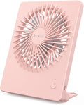 Zuvas Desk Fan Battery Operated Fan Rechargeable 180°Tilt Folding Personal Fan by Zuvas