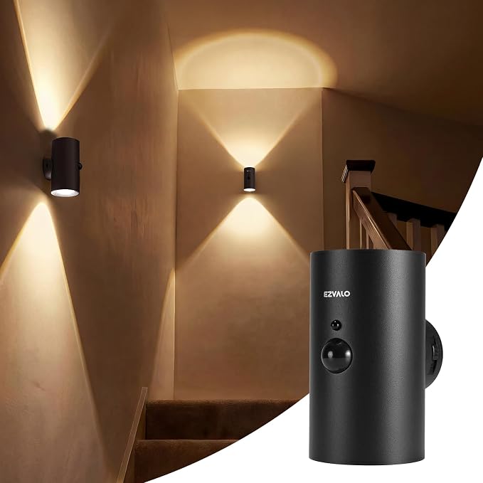 EZVALO Motion Sensor Wall Sconce by EZVALO