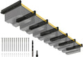 6-bin Overhead Garage Storage Rack, Ceiling Storage Racks Heavy Duty, Powder by Eastrexon