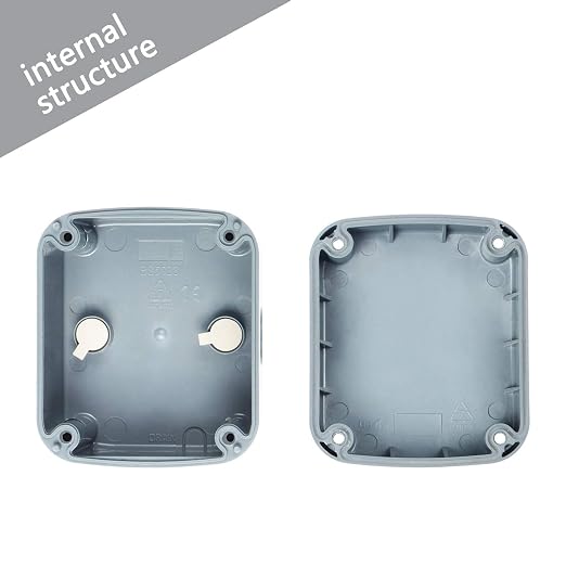 NineLeaf 10PK Project Box ABS Plastic Electrical Boxes, 3 1/4" x 2 3/4" x 2 1/4" - Image 6