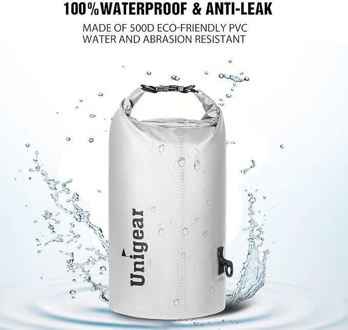 Unigear Dry Bag Waterproof, 2L/5L/10L/20L/30L/40L Floating and Lightweight Bags - Image 4