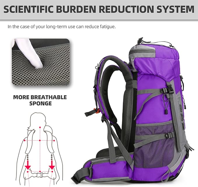 King'sGuard 60L Hiking Backpack - Image 2