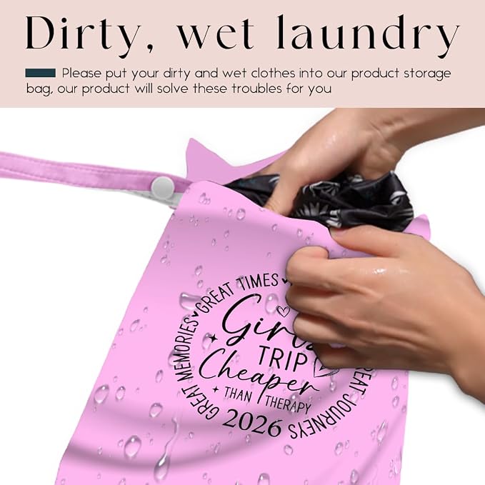 Girls Trip Gifts Wet Dry Bag, Beach Bag Wet Bag Favors, - Image 3