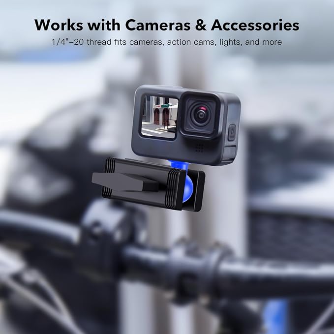 20mm Ball Mount to 1/4"-20 Thread Adapter – TPU Anti-Slip Base - Image 5