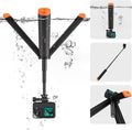 TELESIN 4 in 1 Selfie Stick Floating Hand Grip Tripod Waterproof Extendable by telesin