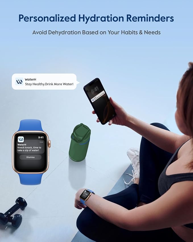 BOOST Smart Water Bottle that Reminds You to Drink, 24oz BPA-Free Stainless - Image 3