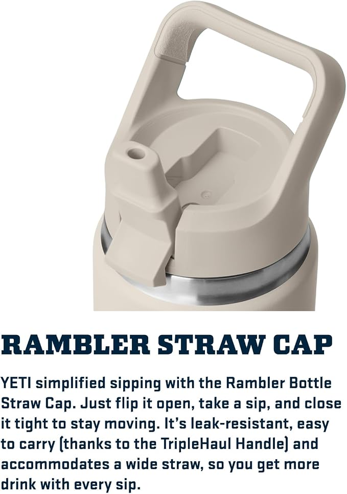 YETI Rambler 26 oz Bottle, Vacuum Insulated, Stainless Steel - Image 7