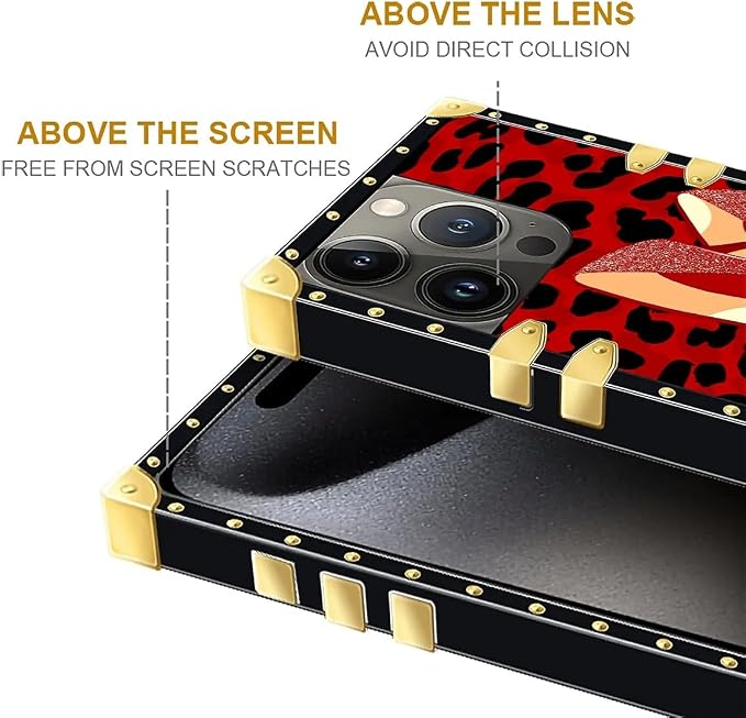 Compatible with iPhone 16 Pro Max Case, Elegant High Heels Luxury Golden - Image 6
